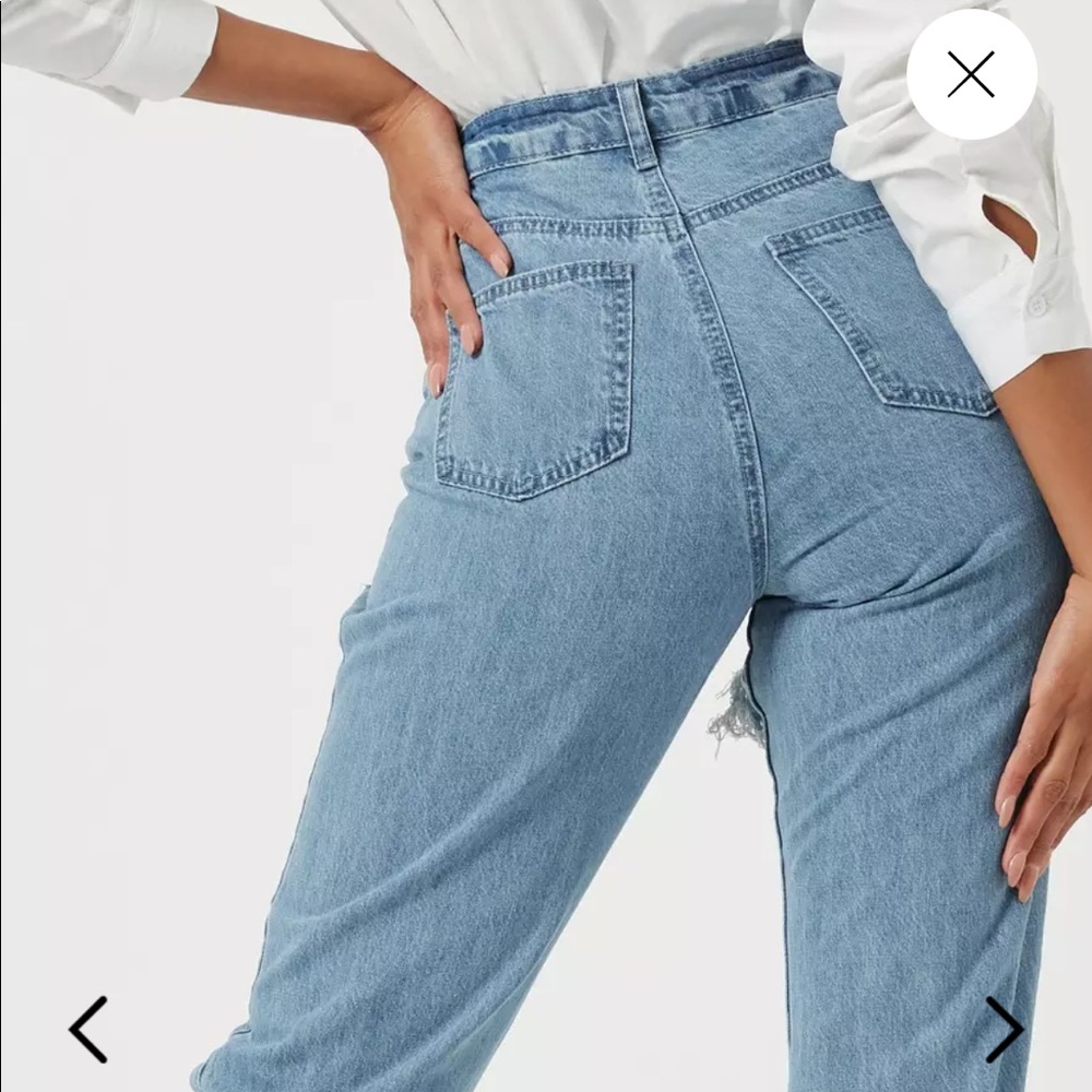 Misguided Riot high rise mom jeans - Picture 4 of 11